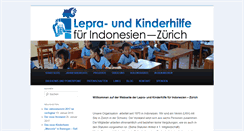 Desktop Screenshot of leprakinderhilfe.ch